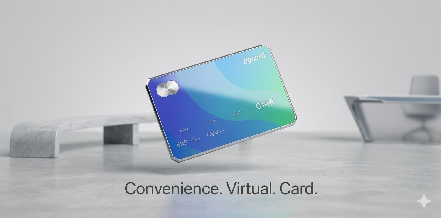 Bycard virtual card for global payment solutions Bycard virtual card for global payment solutions.