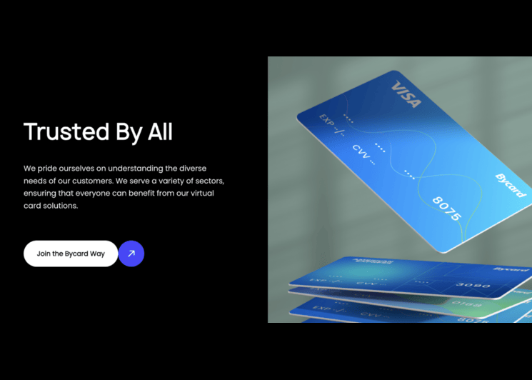 Bycard virtual cards trusted by all
