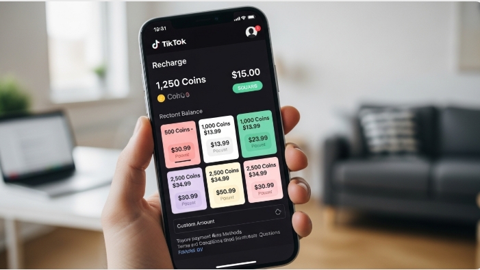 Screenshot of the TikTok coins balance Screenshot of the TikTok coins balance