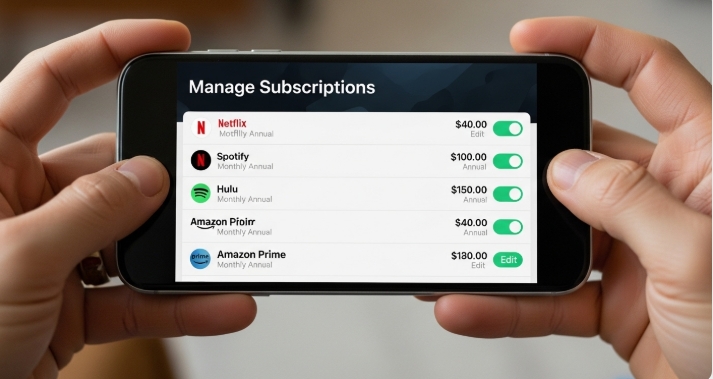 Managing payments & subscription directly from a mobile phone Managing payments & subscription directly from a mobile phone