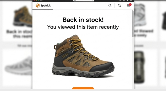  Example of retargeting ad used in remarketing campaign