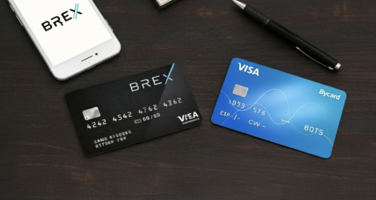 Brex card and bycard credit card