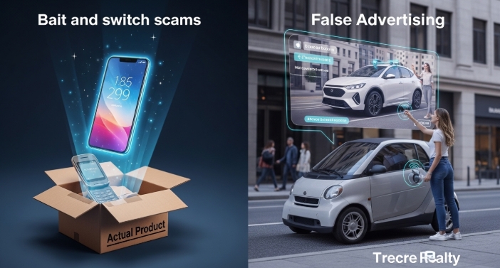 increasing risks of false advertising and bait and switch scams