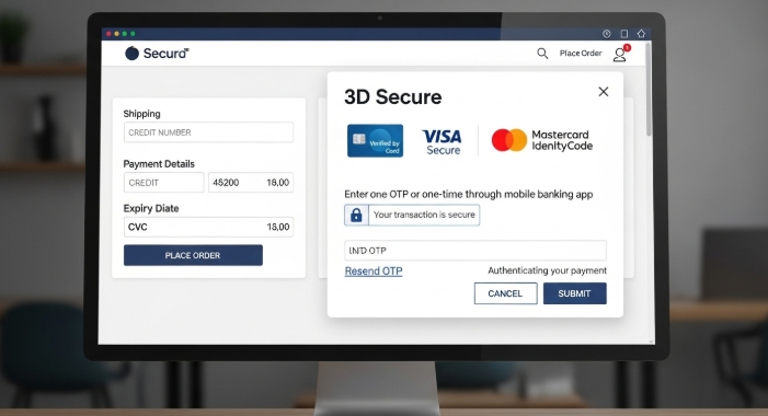 Secure verification preventing card fraud