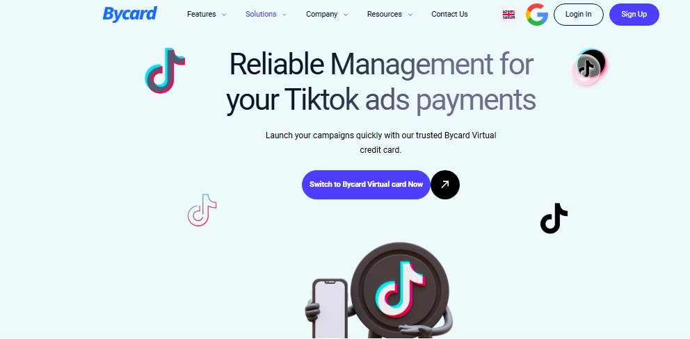Screenshot of Bycard app used for buying tiktok coins Screenshot of Bycard app used for buying tiktok coins