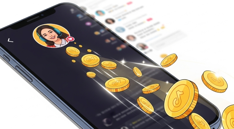 TikTok LIVE coin gifting