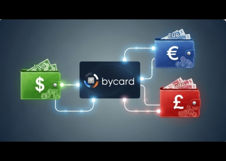 multi currency wallets connected to bycard