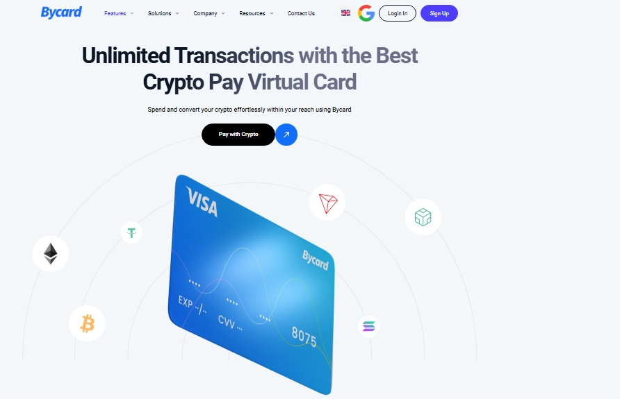 Bycard virtual card for spend management and multi-currency support