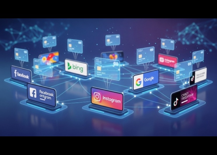 virtual cards for controlled ad spend