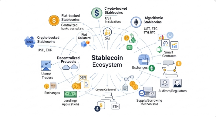 Stablecoins ecosystem diagram