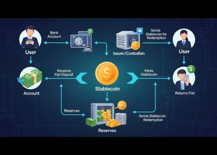 How fiat-backed stablecoins work