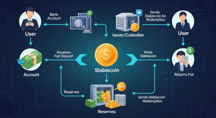 Stablecoins spending through Bycard virtual cards
