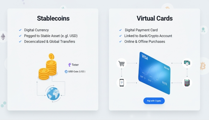 Stablecoin vs Virtual Card Comparison