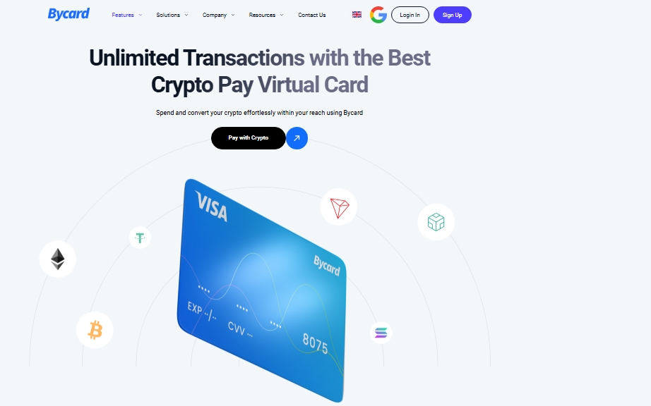 Bycard virtual card enabling users to spend digitally