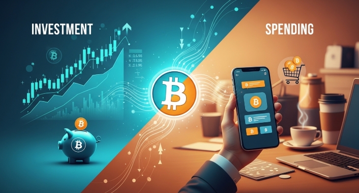 Infographic comparing Bitcoin as store of value vs currency Infographic comparing Bitcoin as store of value vs currency