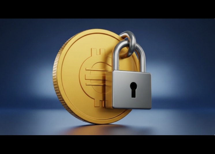 padlock symbolizing restricted cryptocurrency access