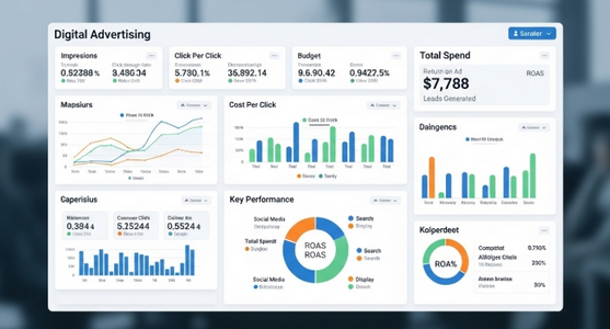 Advertising performance dashboard