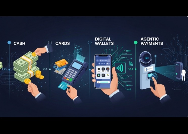 Evolution of digital payments from cash to AI-driven agentic payments