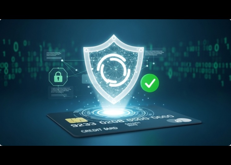 Secure online payment system protecting card details