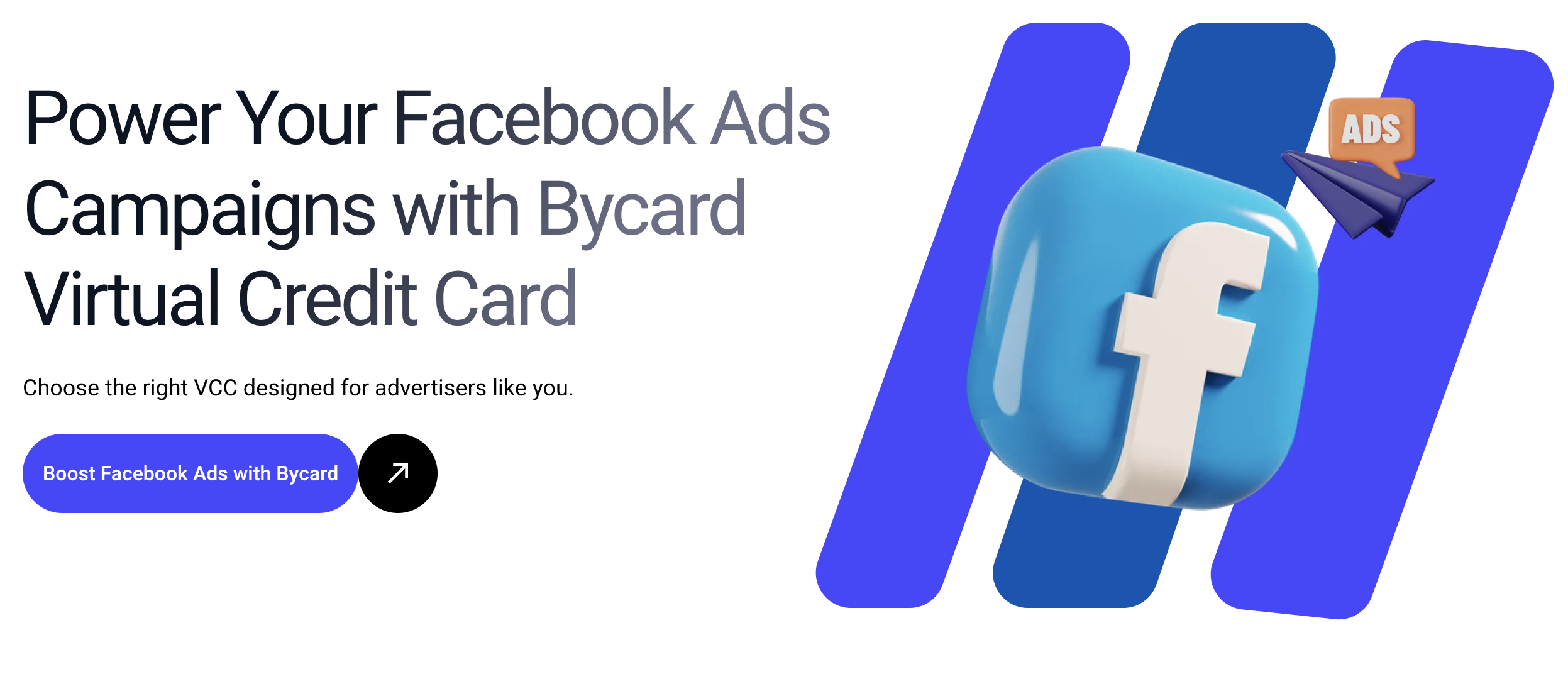 Facebook Ads payment method - Bycard Facebook Ads payment method