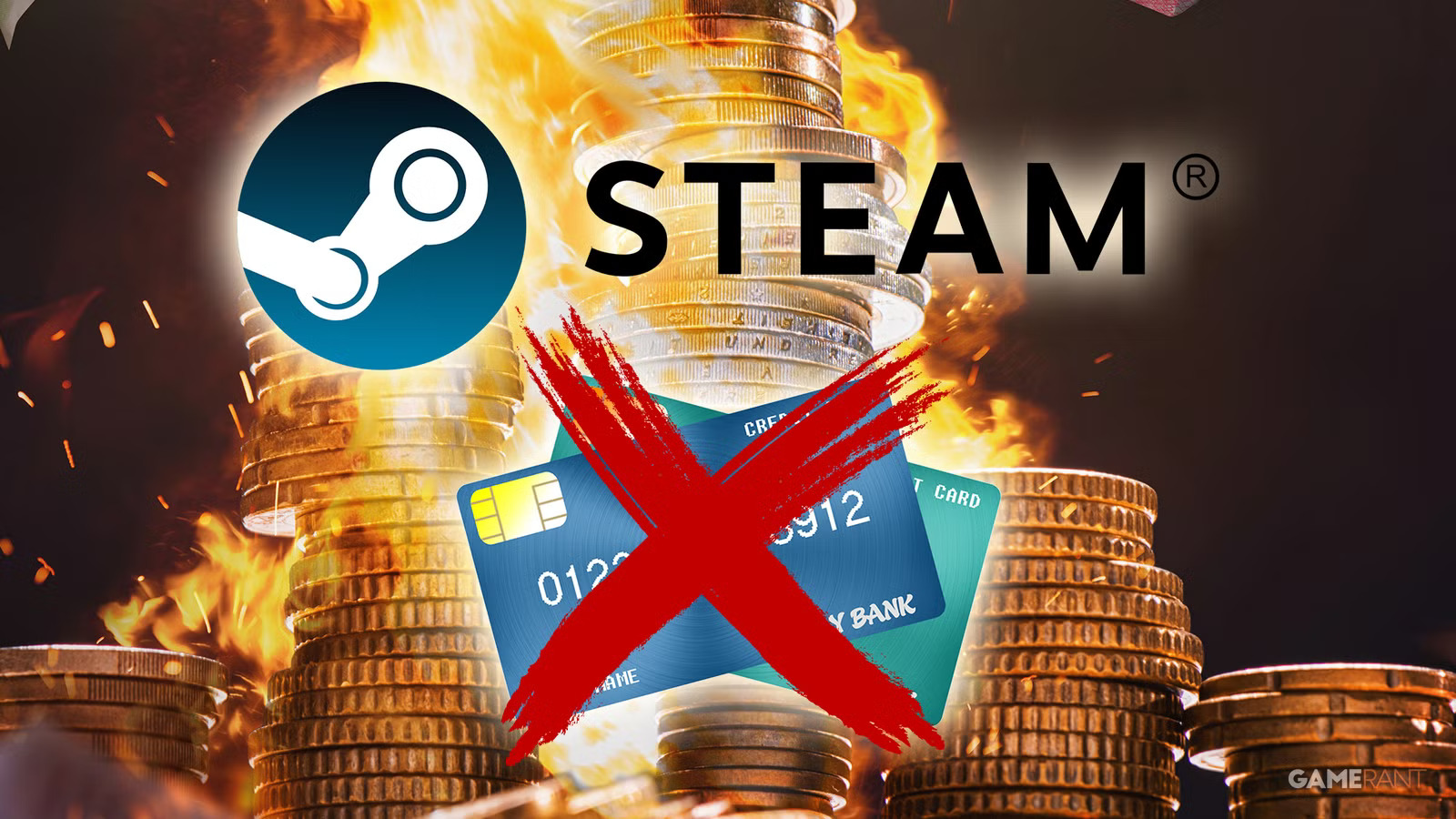 Online card for Steam purchases