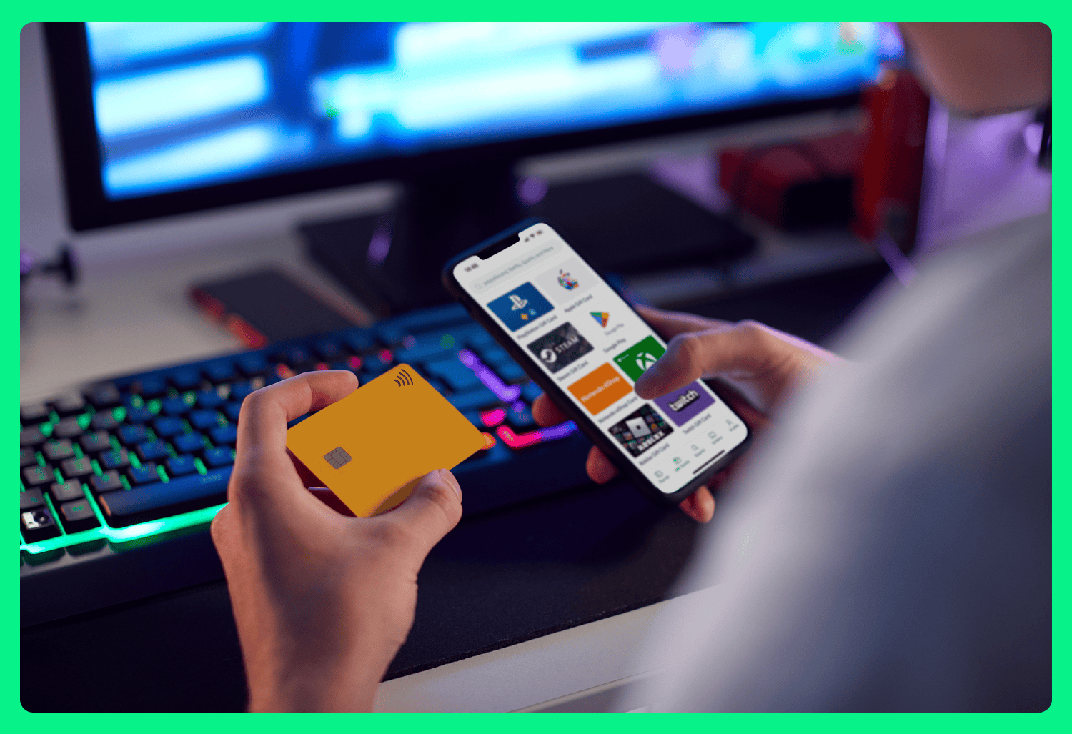 Virtual game cards Switch - Bycard Virtual game cards Switch